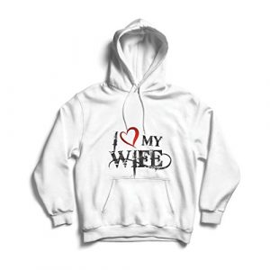 lepnime felpa con cappuccio amo mia moglie abiti da famiglia pap