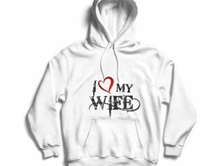 lepnime felpa con cappuccio amo mia moglie abiti da famiglia pap