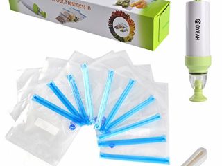 moyeah macchina per sottovuoto 1pompa a mano con 10sacchetti