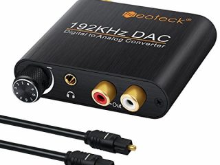neoteck dac convertitore 192khz controllo volume 192khz da convertitore