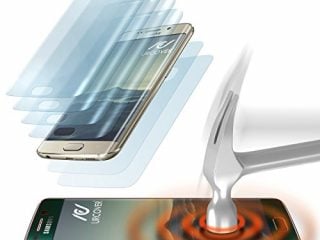 pellicola vetro temperato galaxy s6 edge urcover 4x foglio protettivo