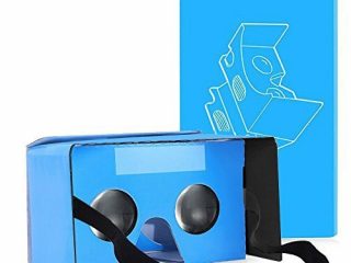 qpau google cardboard 3d realt virtuale kit occhiali fai da te compatibile
