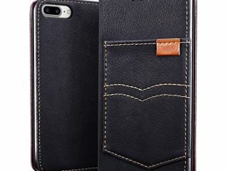 sleo cover iphone 7 plus iphone 8 plus sleo custodia con pocket retro flip