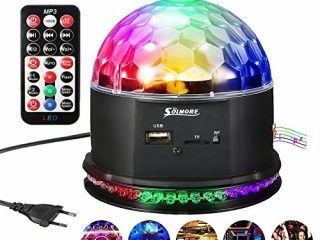 solmore luci da palco luci disco led rgb effetto luci dj palla 58led fase