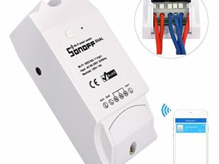 sonoff dual smart switch wifi wireless per casa intelligente controlli due
