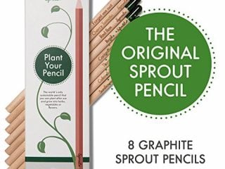 sprout matite da piantareset di 8 matite di legno naturale biologico matite