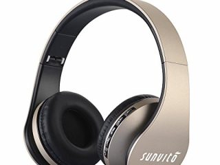sunvito 4 in 1 cuffia bluetooth pieghevole wireless auricolari con