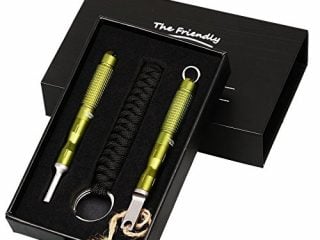 the friendly swede set di 2 accendini tascabili e portachiavi in paracord in