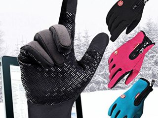 unisex guanti invernali antivento esterna moto bicicletta caccia arrampicata