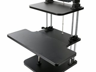 yaekoo standing desk hub sit stand desk 2 tier regolabile a piacere pro