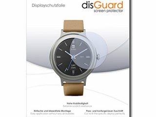 2 pezzi lg watch style pellicola protettiva disguard anti reflex