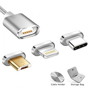 coching cavo magnetico di ricarica di dati micro usb lightning usb c type c