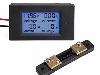 drok multimetro digitale dc 65 100v energy meter 50a tensione amperaggio dc