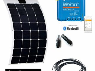 kit a energia solare 100 w 12 v semi flessibile bateau camping car