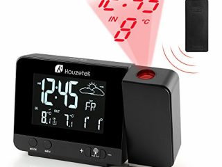 orologio con proiezione houzetek sveglia digitale led con schermo lcd a