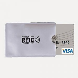porta carte di credito schermato set da 10 custodie blocco rfid per la 1