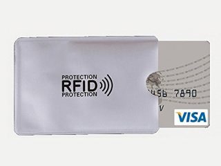 porta carte di credito schermato set da 10 custodie blocco rfid per la 1