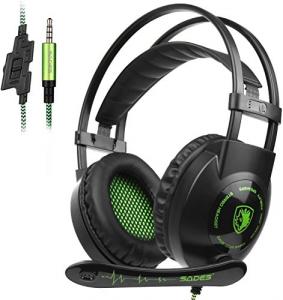 sades sa801 35mm stereo bass di gioco fascia cuffie cuffia gaming headset