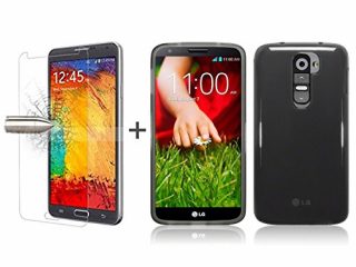 tboc pack custodia gel tpu nera pellicola protettiva per display in vetro