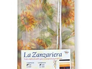 tenda rete zanzariera da esterno piombata girasole cm150x250