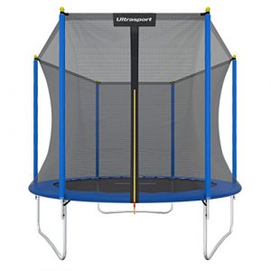 ultrasport uni jump trampolino da giardino unisex adulto blu 244 cm