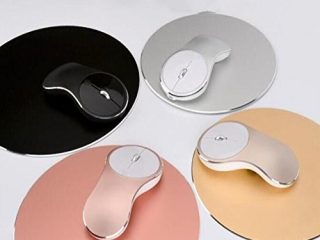 zantec mouse senza fili mouse di scorrimento senza cordone mouse del metallo