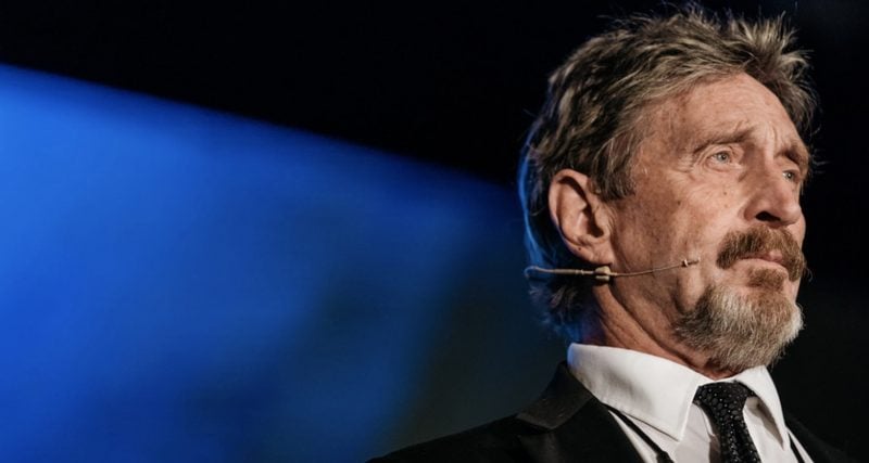 La guerra alle criptovalute in corso lo sostiene John Mcafee