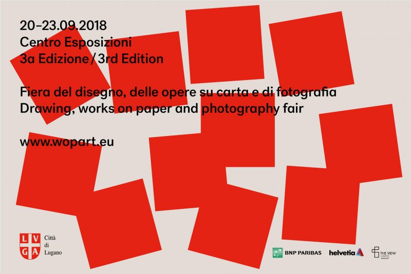 WOPART fiera internazionale dedicata alle opere d’arte su carta Lugano da 21 al 23 settembre 2018