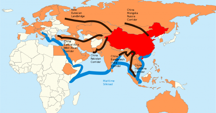 belt 695x365 - L'infrastruttura e l'iniziativa commerciale della Cina hanno un enorme potenziale per la finanza islamica
