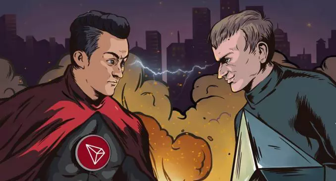 Ethereum vs Tron: una competizione che sembra non aver fine Tron vs ethereum 678x381 678x365 - Ethereum vs Tron: una competizione che sembra non aver fine