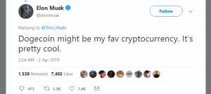 dogecoin continua a correre il suo toro mentre elon musk prende il posto dellonorario ceo e scende le ore dopo