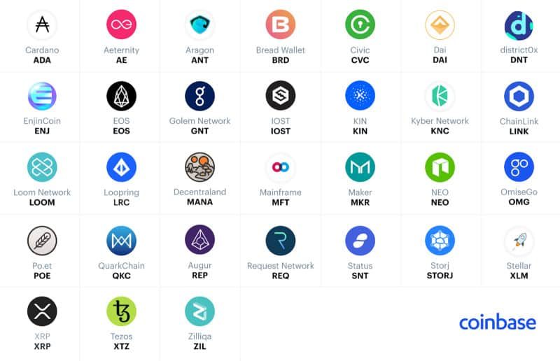 il nuovo treno merci di coinbase continua con laggiunta di eos rep e mkr