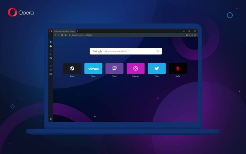 opera lancia il browser desktop dapp con portafoglio integrato ethereum