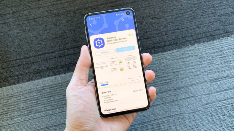 samsung sta sviluppando la sua propria rete di blockchain riporta reclami mashable