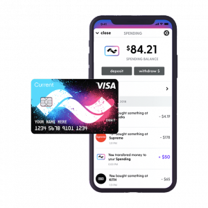 teen debit card current now acts like a real bank account