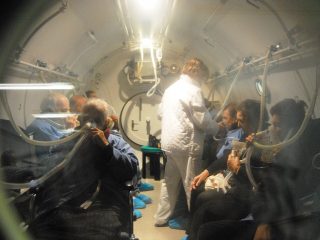 interno camera iperbarica