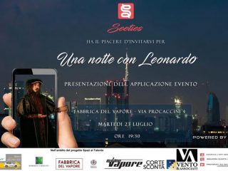 Una notte con Leonardo alla Fabbrica del Vapore
