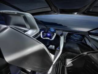 lexus prende in giro i suoi primi veicoli elettrici con una concept car che sfrutta droni selvatici