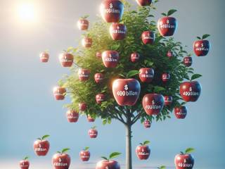 Apple raggiungerà 400 miliardi di dollari di ricavi nel 2024