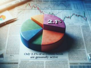 Solo il 2,1% dei fondi investiti è veramente attivo