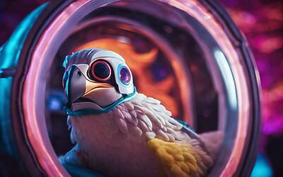 Aurora il falco peluche torna nello spazio con la missione Crew-9 di SpaceX