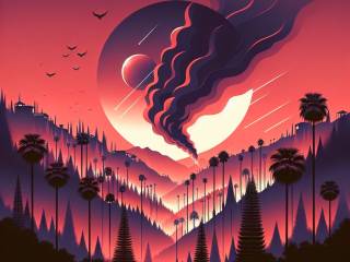 California in fiamme il vento intensifica l'incendio devastante