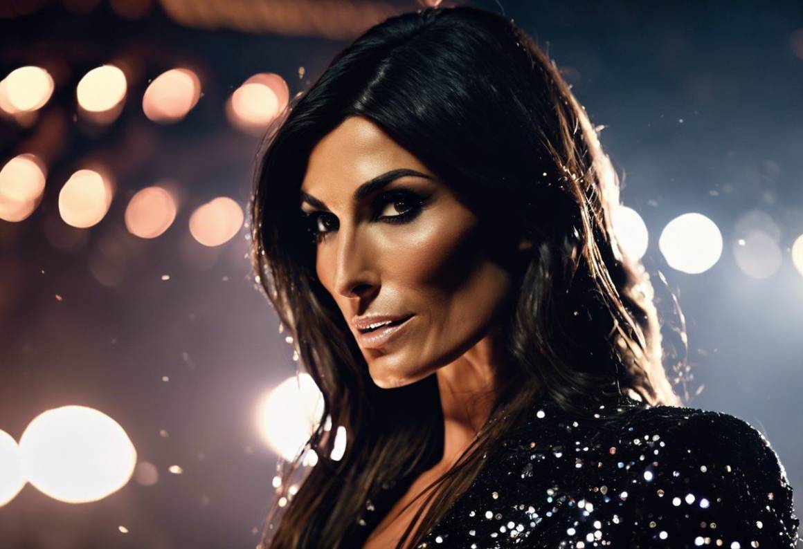 Elisabetta Gregoraci fa il suo debutto a Questioni di Stile con paillettes