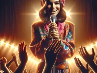 Elodie e Don Backy sul palco: sfida audace in mutande!