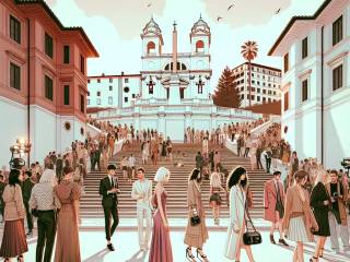 Eventi moda a Piazza di Spagna il 18 settembre 2023