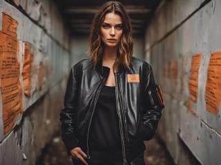 Fedez sfoggia un look total black alla Fashion Week di Parigi