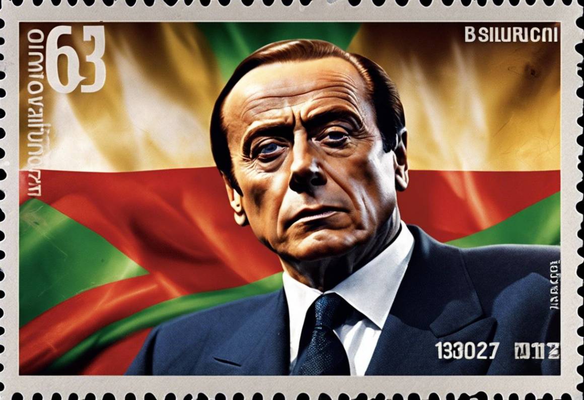 Francobollo commemorativo dedicato a Silvio Berlusconi: un ricordo indelebile