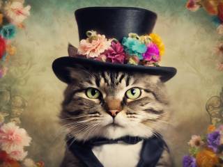 Il fascino delle immagini di gatti precede l'era di internet