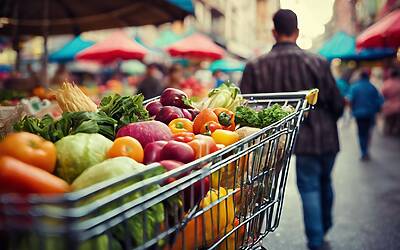 Inflazione in calo a settembre ma carrello della spesa aumenta di nuovo