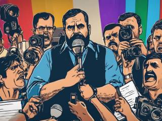 Johnny Depp presenta il suo film da regista, proteste in conferenza stampa